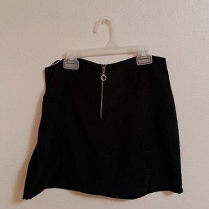 BLACK MINI SKIRT